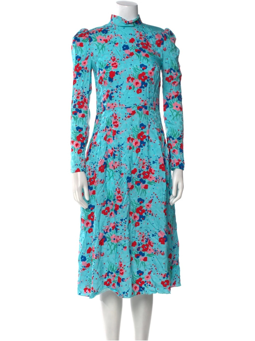 The 40’s Marc Jacobs Aqua Floral Dress